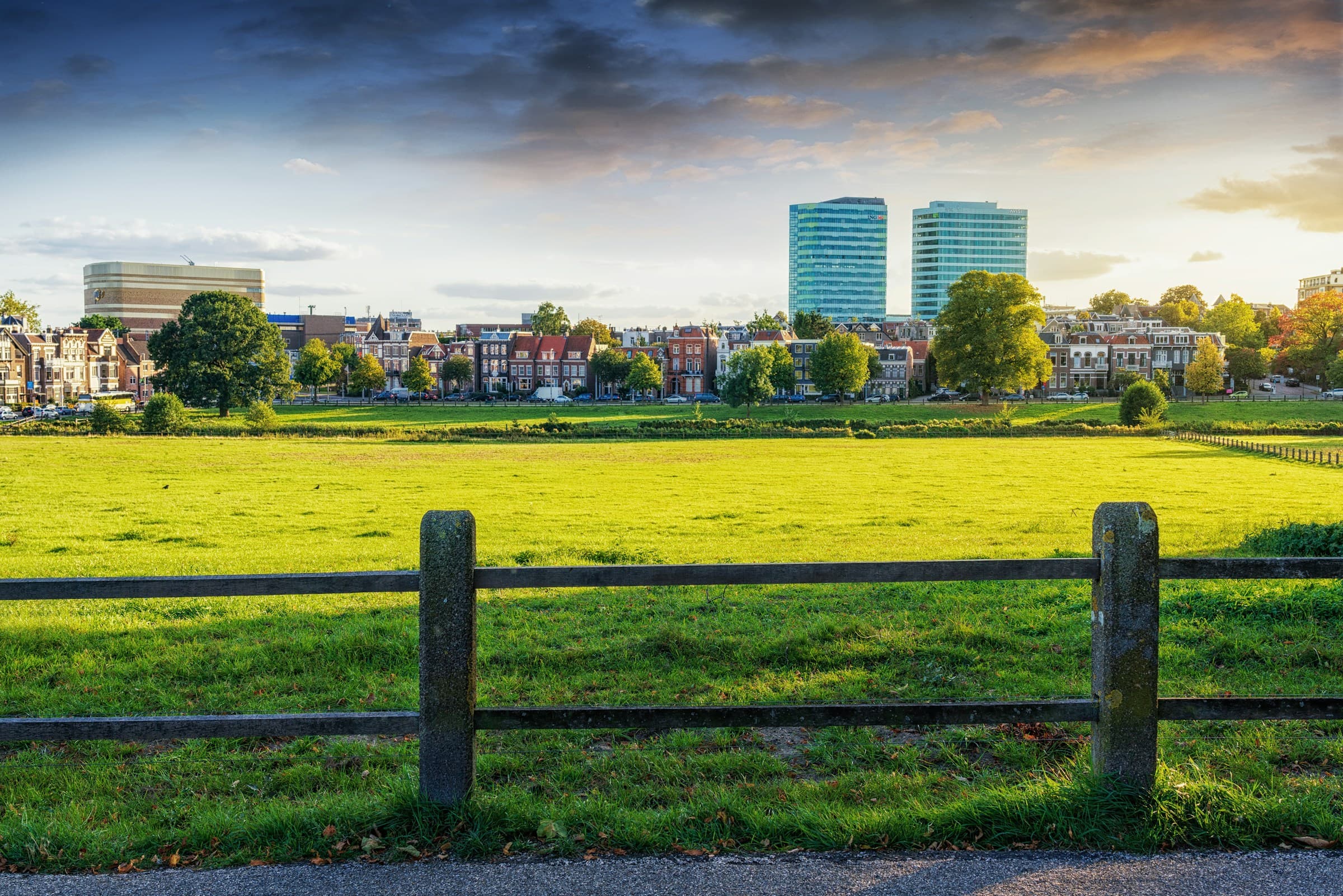 Arnhem cityscape view